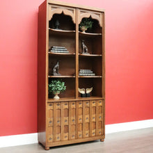 Load image into Gallery viewer, x SOLD Vintage Van Treight, Drexel Bookcase Cabinet, Gothic Style Display Open Cupboard. B10290