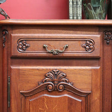 Load image into Gallery viewer, x SOLD French Breakfront 4 Door Oak Sideboard Cabinet with 2 Drawers Parquetry Top B10459