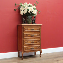 Load image into Gallery viewer, x SOLD Vintage French Chest of Drawers, Lingerie Chest, Hall Cupboard, Oak Tall Boy B10953