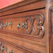 Load image into Gallery viewer, x SOLD Antique French Oak Chest of Drawers, Antique French Hall Cupboard with Drawer B10866