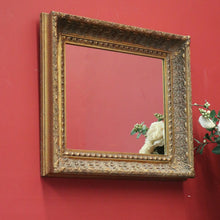 Load image into Gallery viewer, Gilt Frame Rectangular Early Mirror, Landscape or Portrait Hanging Wall Mirror B11000