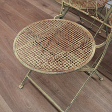 Load image into Gallery viewer, x SOLD Set of Six Iron Garden Chairs, Outdoor Chairs, Café Chairs in the French Style B11087