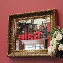 Load image into Gallery viewer, Gilt Frame Rectangular Early Mirror, Landscape or Portrait Hanging Wall Mirror B11000