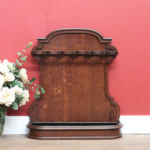 Load image into Gallery viewer, Antique French Umbrella Holder, French Oak 5 Hole Umbrella, Cane Walking Stick B10577
