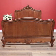 Load image into Gallery viewer, x SOLD Double Bed, Antique French Walnut Double Bed Frame and Slats, Head, Foot, Sides B10874