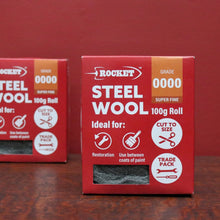 Load image into Gallery viewer, Steel Wool - 0000 Super Fine, Furniture & Final Finish Grade 100g Roll - Box Brand New