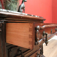 Load image into Gallery viewer, x SOLD Antique French Chest of Drawers, Lamp Table, Hall Cabinet, Marble Top Chest B10569