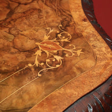 Load image into Gallery viewer, x SOLD Antique English Table, Burr Walnut and Inlay Sofa Table Side Table or Lamp Table B11255