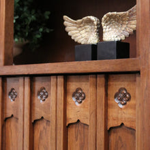 Load image into Gallery viewer, x SOLD Vintage Van Treight, Drexel Bookcase Cabinet, Gothic Style Display Open Cupboard. B10290