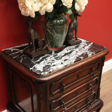 Load image into Gallery viewer, x SOLD Antique French Chest of Drawers, Lamp Table, Hall Cabinet, Marble Top Chest B10569
