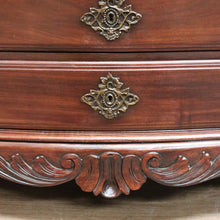 Load image into Gallery viewer, x SOLD Vintage French Mahogany 4 Drawer Carved Bedroom Hallway Chest of Drawers Cabinet B10704