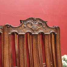 Load image into Gallery viewer, x SOLD Set of 6 Antique French Dining Chairs, 6 Kitchen Chairs, Tapestry Seat Chairs B11023