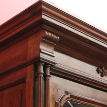 Load image into Gallery viewer, x SOLD Antique French Walnut Bookcase, French Two Height China Cabinet, Hall Cupboard B10806