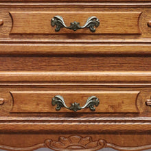 Load image into Gallery viewer, x SOLD Vintage French Chest of Drawers, Lingerie Chest, Hall Cupboard, Oak Tall Boy B10953