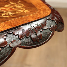 Load image into Gallery viewer, x SOLD Antique English Table, Burr Walnut and Inlay Sofa Table Side Table or Lamp Table B11255