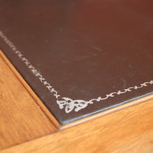 Load image into Gallery viewer, x SOLD Vintage Australian Office Desk, Walnut and Gilt Tooled Leather Eight Drawer Desk. B11168