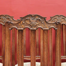 Load image into Gallery viewer, x SOLD Set of 6 Antique French Dining Chairs, 6 Kitchen Chairs, Tapestry Seat Chairs B11023