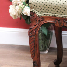 Load image into Gallery viewer, x SOLD Set of 4 Antique Chairs, Antique French Dining or Kitchen Chairs. Olive Fabric B11163