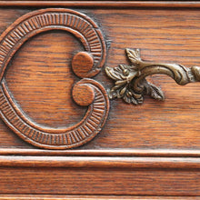 Load image into Gallery viewer, x SOLD Antique French Oak Chest of Drawers, Antique French Hall Cupboard with Drawer B10866