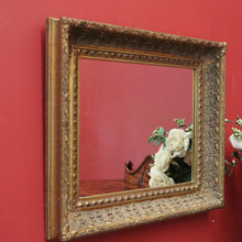 Load image into Gallery viewer, Gilt Frame Rectangular Early Mirror, Landscape or Portrait Hanging Wall Mirror B11000
