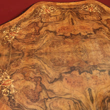 Load image into Gallery viewer, x SOLD Antique English Table, Burr Walnut and Inlay Sofa Table Side Table or Lamp Table B11255