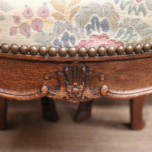 Load image into Gallery viewer, x SOLD Set of 6 Antique French Dining Chairs, 6 Kitchen Chairs, Tapestry Seat Chairs B11023