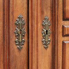 Load image into Gallery viewer, x SOLD Antique French Walnut Bookcase, French Two Height China Cabinet, Hall Cupboard B10806