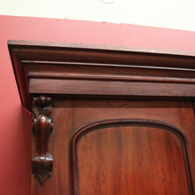 Load image into Gallery viewer, x SOLD Antique Australian Cedar Gentleman's Press, 2 Door Wardrobe Blanket Box Base B10741