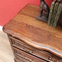 Load image into Gallery viewer, x SOLD Antique French Chest of Drawers, Oak 3 Drawer Hall Cabinet, Foyer Chest Drawers B10572
