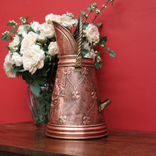 Load image into Gallery viewer, x SOLD Antique French Copper Coal Scuttle now Umbrella Holder Plant Pot Display Piece. B10114