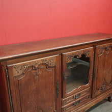 Load image into Gallery viewer, x SOLD Antique French Sideboard, Buffet Linen Press Cabinet Hall Cupboard Large Storage. B9796