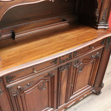 Load image into Gallery viewer, x SOLD Antique French Walnut 2 Section Carved Buffet Bookcase Display China Cabinet. B11915
