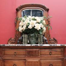 Load image into Gallery viewer, x SOLD Antique French Chest of Drawers Mirror Back Dressing Table, Antique Hall Cabinet B10822