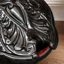 Load image into Gallery viewer, Antique French Cast Iron Coal Scuttle, Magazine Rack or Holder, Kindling Box B10736