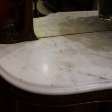 Load image into Gallery viewer, x SOLD Antique English Credenza, or Marble Top , Mirror Back Sideboard or Hall Cabinet