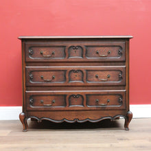 Load image into Gallery viewer, x SOLD Antique French Chest of Drawers, 3 Drawer Hall Cabinet Living Room Cabinet Chest B10683