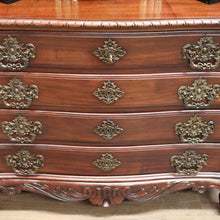 Load image into Gallery viewer, x SOLD Vintage French Mahogany 4 Drawer Carved Bedroom Hallway Chest of Drawers Cabinet B10704