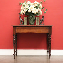 Load image into Gallery viewer, Antique English Lamp Table. English Mahogany Side Table, Coffee  or Hall Table