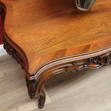 Load image into Gallery viewer, x SOLD Antique French Walnut Centre Table, Hall, Foyer, Sofa Table Carved Apron & Legs  B10644
