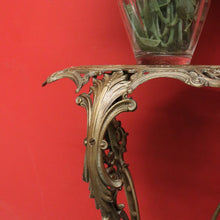 Load image into Gallery viewer, x SOLD Antique French Jardiniere Stand, French Brass 2 Tier Plant Stand Side Lamp Table B10481