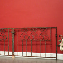 Load image into Gallery viewer, x SOLD Set of Antique Australia Garden Gates, Driveway Gates. Wrought Iron and Iron. B10410