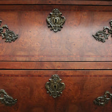Load image into Gallery viewer, x SOLD Antique French Chest of Drawers, Marble Top Hall Cupboard, Burr Walnut Chest B11073