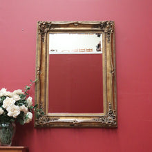 Load image into Gallery viewer, Vintage Wall Mirror or Mantle Mirror Vanity Mirror Gilt Wood Mirror French Style B11090