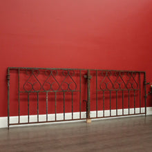Load image into Gallery viewer, x SOLD Set of Antique Australia Garden Gates, Driveway Gates. Wrought Iron and Iron. B10410
