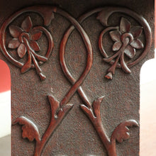 Load image into Gallery viewer, x SOLD Antique English Table, Lamp Side Table Japanese Dragon Relief Carving to seat. B9746