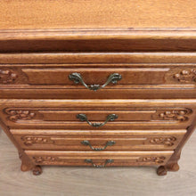 Load image into Gallery viewer, x SOLD Vintage French Chest of Drawers, Lingerie Chest, Hall Cupboard, Oak Tall Boy B10953