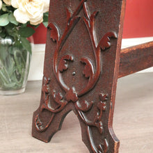 Load image into Gallery viewer, x SOLD Antique English Table, Lamp Side Table Japanese Dragon Relief Carving to seat. B9746