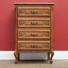Load image into Gallery viewer, x SOLD Vintage French Chest of Drawers, Lingerie Chest, Hall Cupboard, Oak Tall Boy B10953