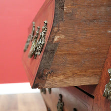 Load image into Gallery viewer, x SOLD Antique French Chest of Drawers, Marble Top Hall Cupboard, Burr Walnut Chest B11073