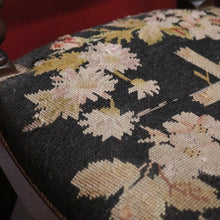 Load image into Gallery viewer, x SOLD Antique French Prayer Chair, Home Worship Kneeler for Prayer. Tapestry Seat Rest B11190